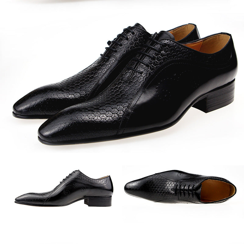 Comfortable Footwear Formal Shoes Men Brogue Style