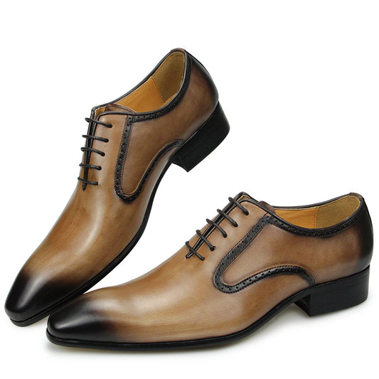 Shoes for Men Handmade Genuine Leather Oxford Suit Footwear