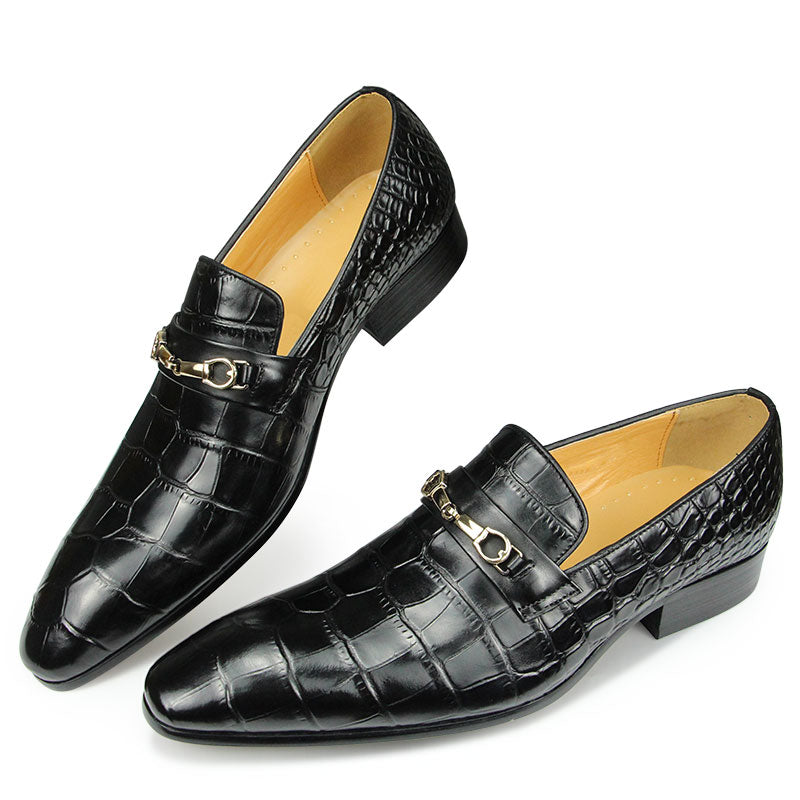 Hand Polished Men Loafers Shoes Classic Slip-On Footwear