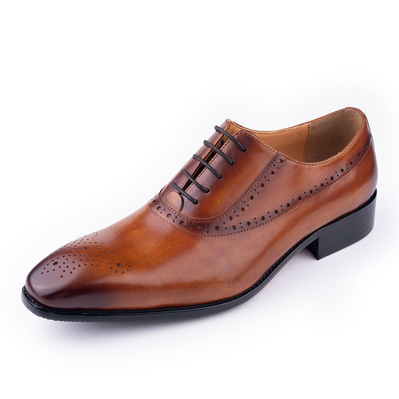 Genuine Leather British Style Oxford Dress Shoes for Men（复制）