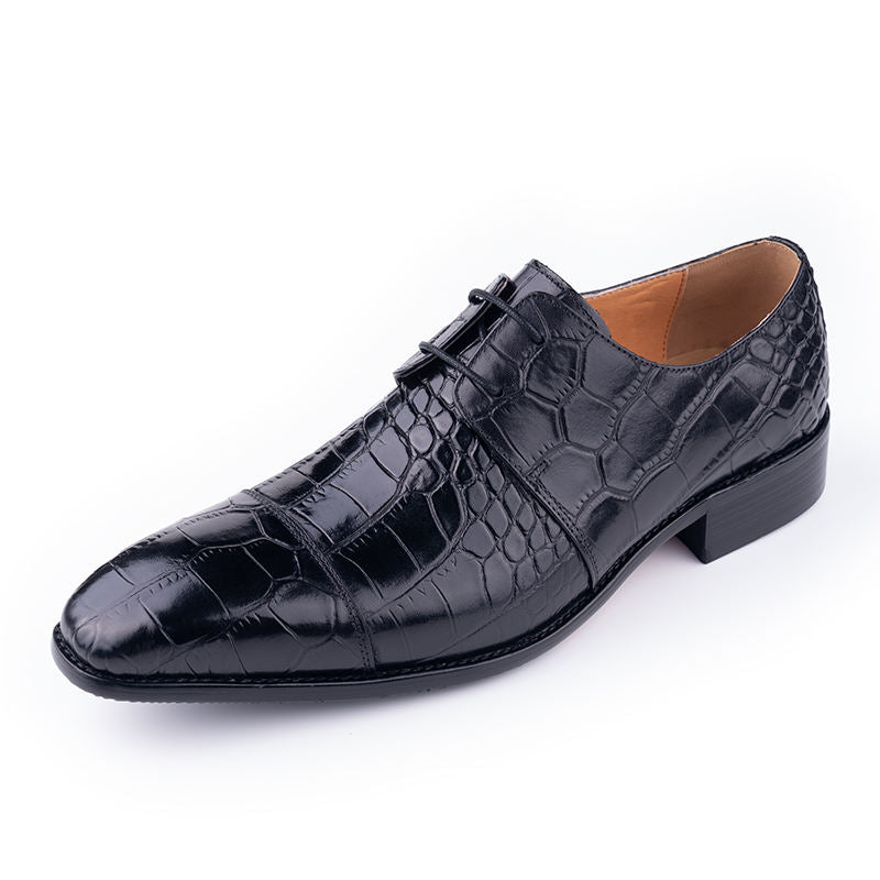 Lace-Up Business Formal Wedding Party Leather Shoes For Men