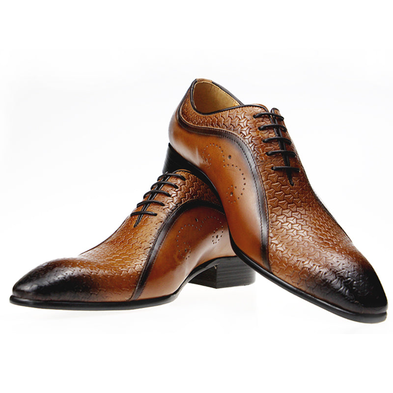 Comfortable Footwear Formal Shoes Men Brogue Style