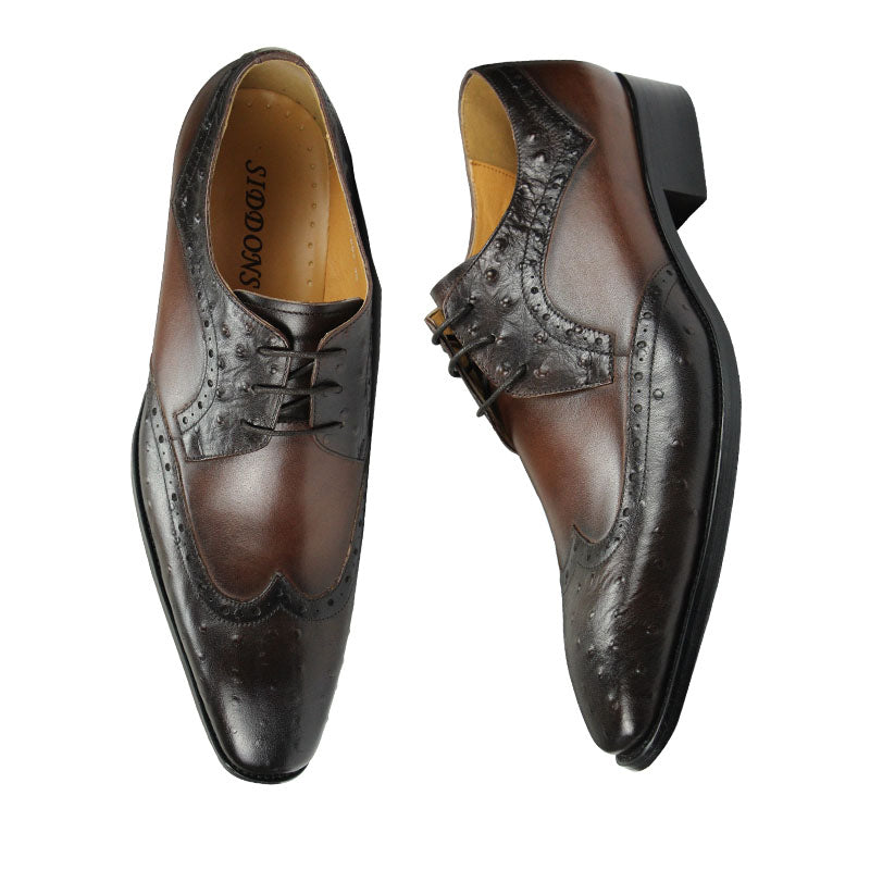 Formal Office Party Coffee Oxford Shoe for Men