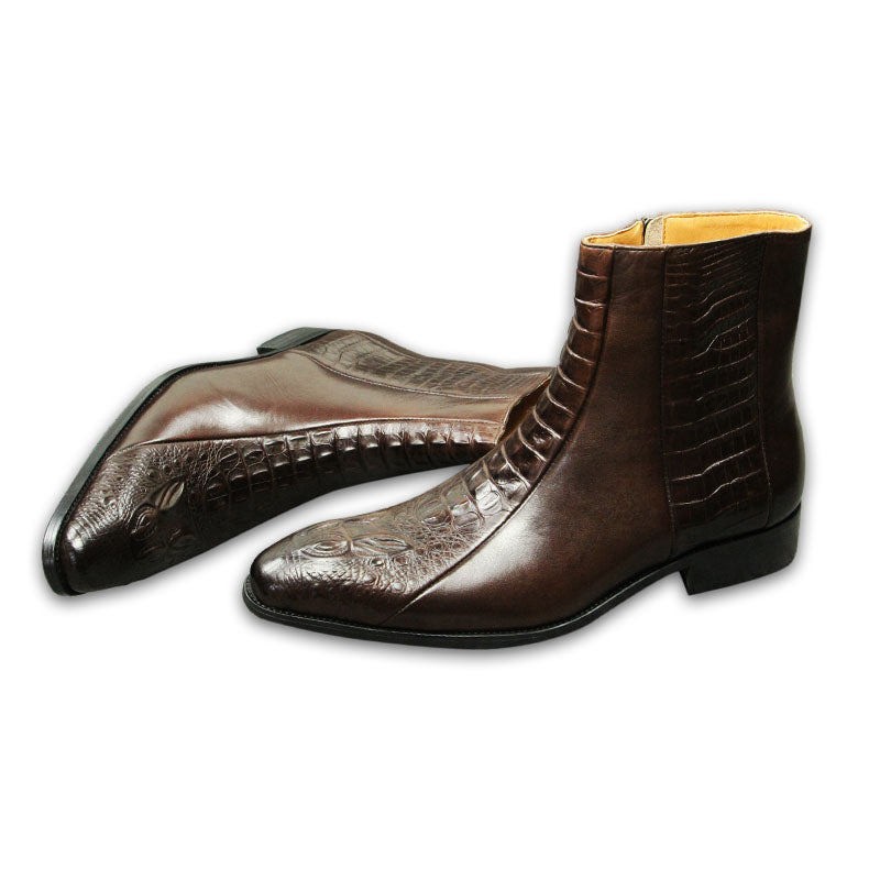 Mens Genuine Leather High Ankel Boots