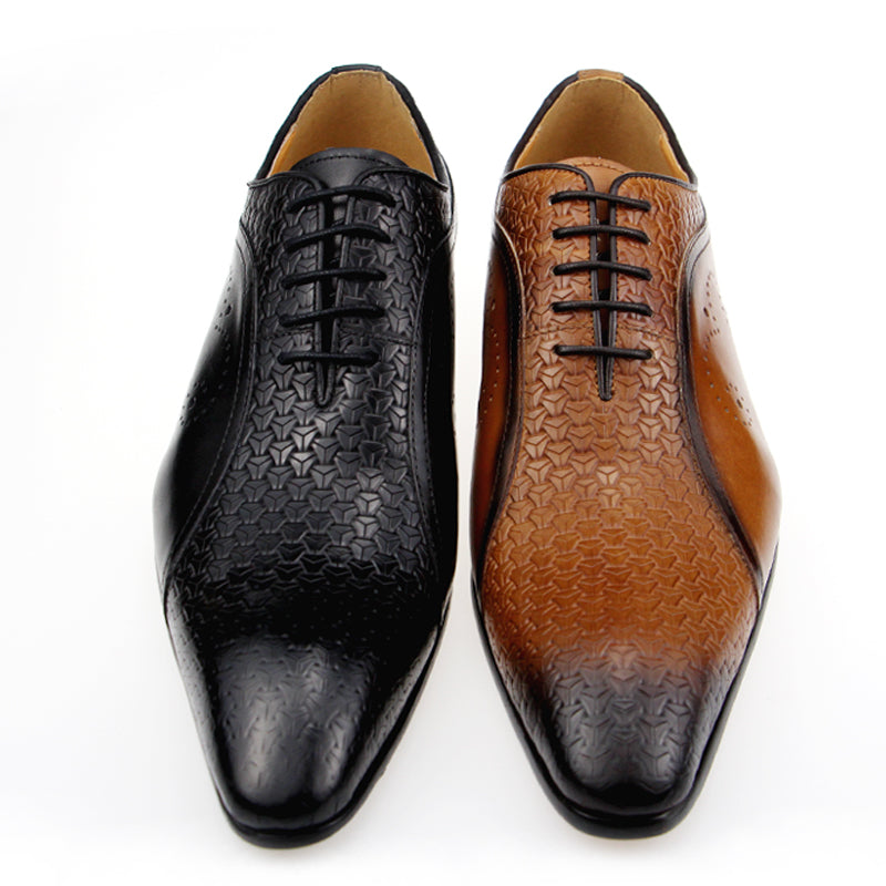 Comfortable Footwear Formal Shoes Men Brogue Style