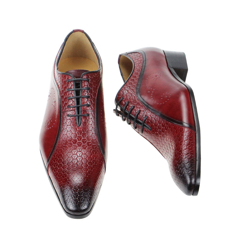 Comfortable Footwear Formal Shoes Men Brogue Style