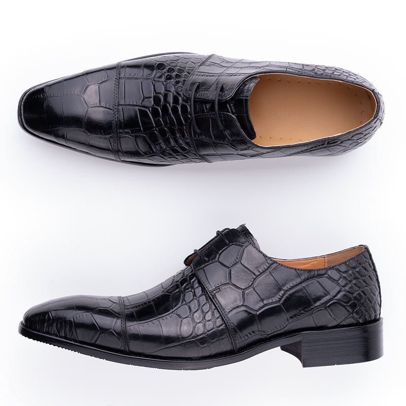 Lace-Up Business Formal Wedding Party Leather Shoes For Men