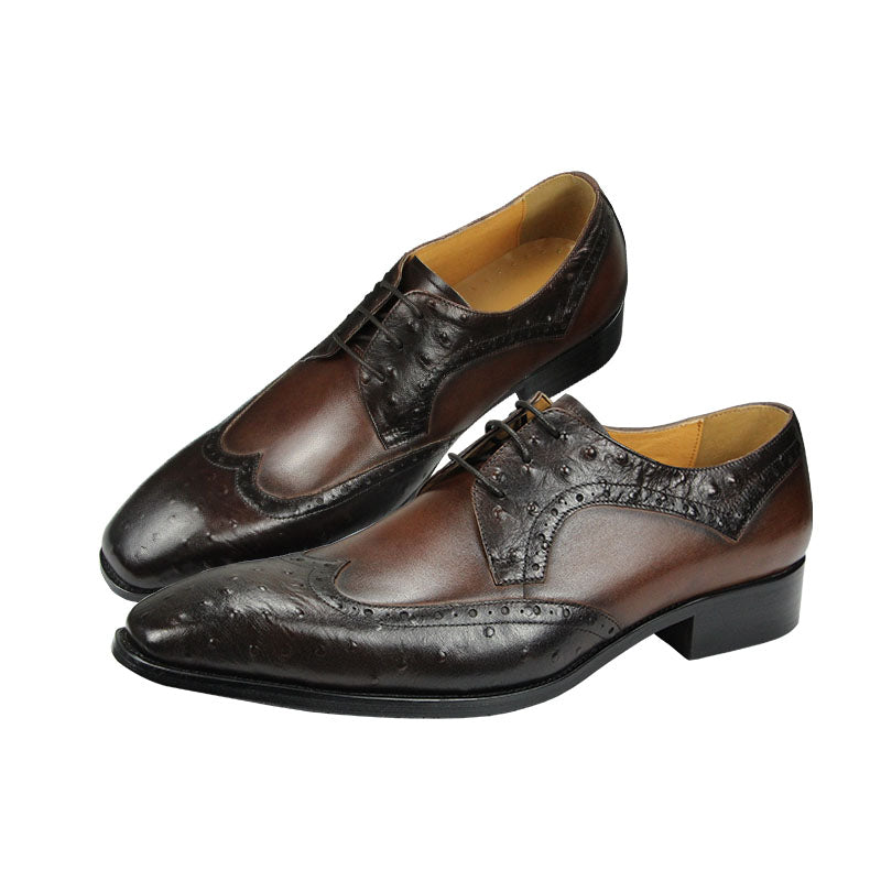 Formal Office Party Coffee Oxford Shoe for Men