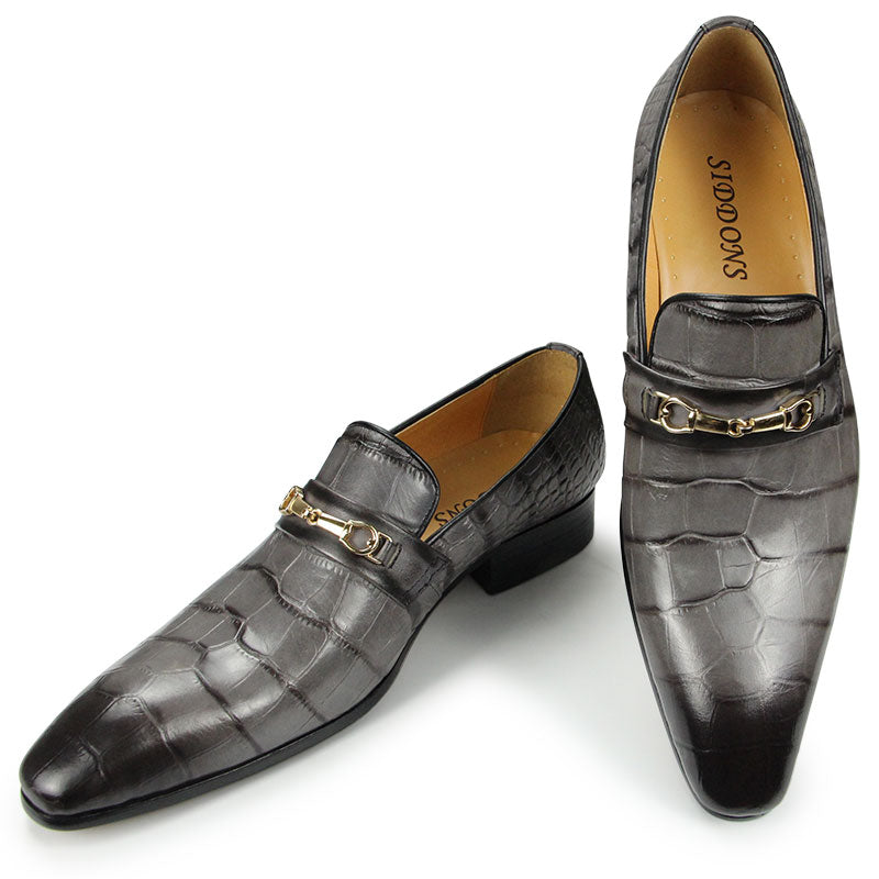 Hand Polished Men Loafers Shoes Classic Slip-On Footwear