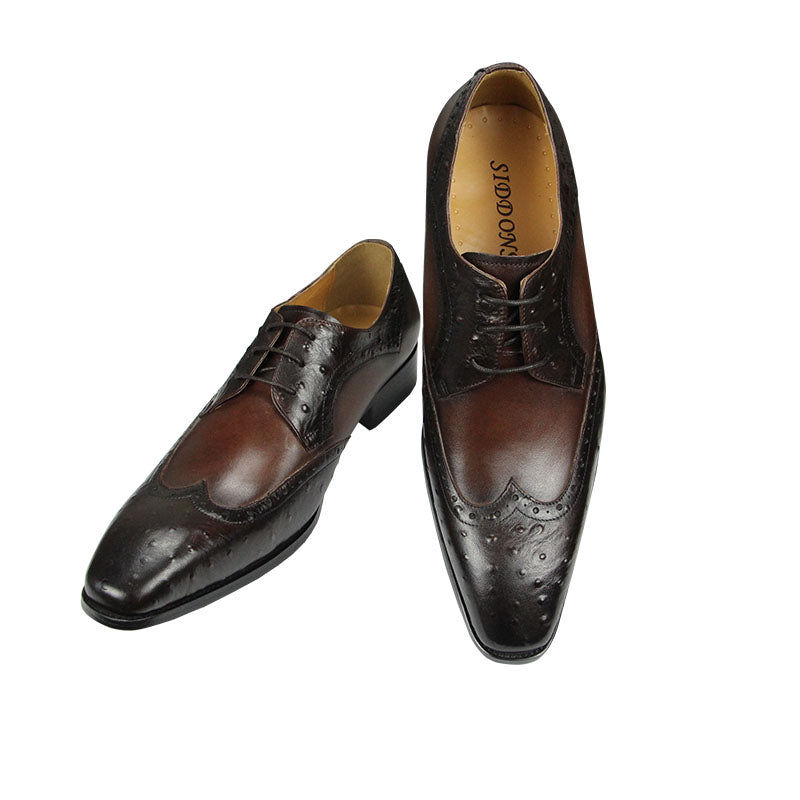 Formal Office Party Coffee Oxford Shoe for Men